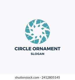 Company circle ornament vector logo