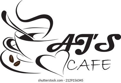 Company Coffee Logo Vector Design.