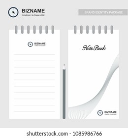 Company design Notepad with logo and stylish design 