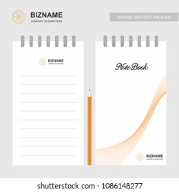 Company design Notepad with logo and stylish design 