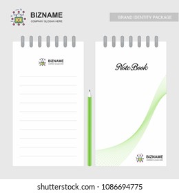 Company design Notepad with logo and stylish design 