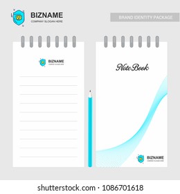 Company design Notepad with logo and stylish design 