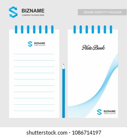 Company design Notepad with logo and stylish design 