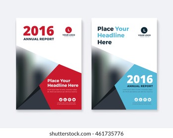 Company Document Cover Design and Annual Report Design Set