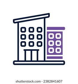 company dual tone icon. vector icon for your website, mobile, presentation, and logo design.