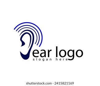 company ear logo design template