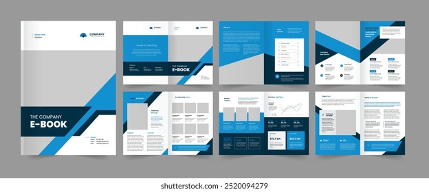 empresa e-book limpo Ebook Layout negócio e-book layout design