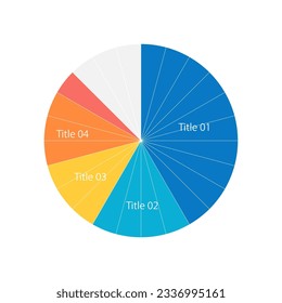 Company expenditures circle infographic design template. Corporate budgeting and finance management. Editable pie chart with sectors. Visual data presentation. Myriad Pro-Regular font used