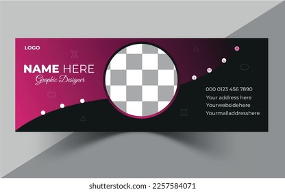 company Facebook cover template design or Facebook footer and personal social media cover with black color Premium Vector
Corporate, Modern and Professional Facebook cover.unique vector design templet