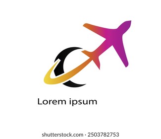 company, fitness, identity, plane, signs, silhouette fly, agency, plane, earth, tour, company, flight, graphic, journey, transport, transportation, trip, global, jet, label, pin, compass, globe, ident