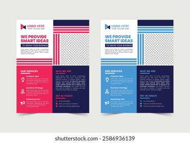 Company  Flyer Template | CMYK | US Letter | Print Ready | 0.125 Bleed
