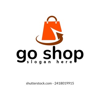 company go shop logo design template