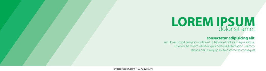 company header and banner 