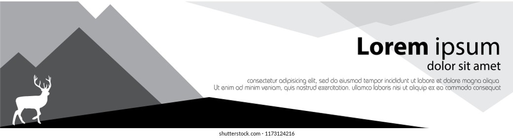 company header and banner 