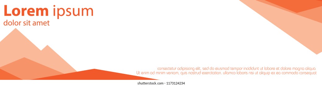 company header and banner 