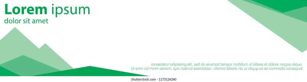 company header and banner 