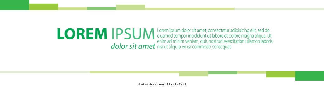 company header and banner 