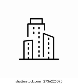 company headuarters icon sign vector