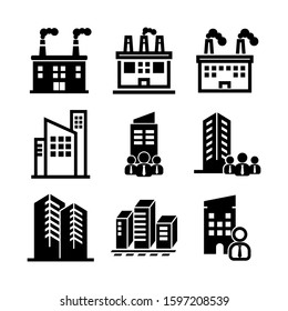 company icon isolated sign symbol vector illustration - high quality black style vector icons
