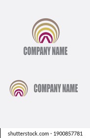 Plantilla De Vector De Signos Inicial Del Logo Del Icono De La Compañía. Úselo después de revisar imágenes similares.
