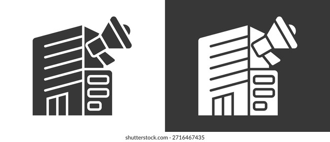 Conjunto De Ícones Da Empresa Coleção De Vetores Isolados Em Preto E Branco