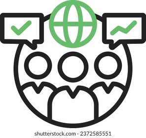 Imagen vectorial de icono de la compañía. Adecuado para aplicaciones web móviles y medios de impresión.