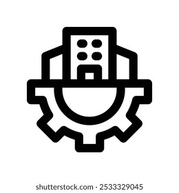company icon. vector line icon for your website, mobile, presentation, and logo design.