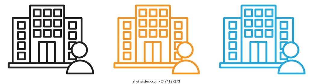 Colección del conjunto del logotipo del Vector del icono de la compañía para el App del Web