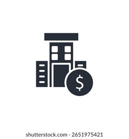 company icon. vector.Editable stroke.linear style sign for use web design,logo.Symbol illustration.