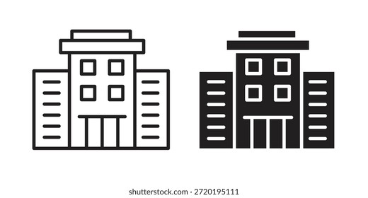 Company icons. Pixel perfect. Vector outline icon. Flat logo concept.