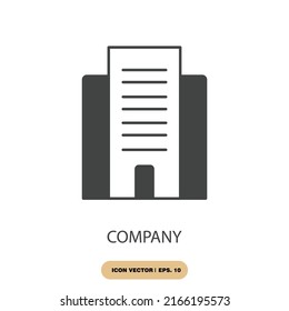 company icons  symbol vector elements for infographic web