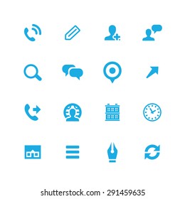 company icons universal set for web and mobile