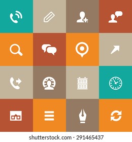 company icons universal set for web and mobile