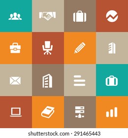 company icons universal set for web and mobile