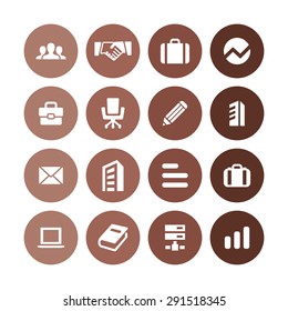 company icons universal set for web and mobile