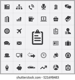 company icons universal set for web and mobile