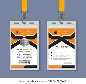 Company Identity Card Design Template