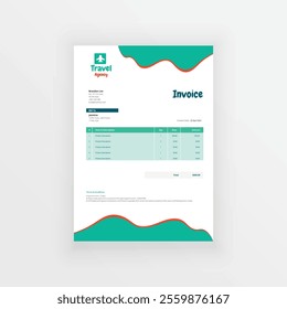 company Invoice template design, invoice design 