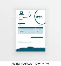 company Invoice template design, invoice design 