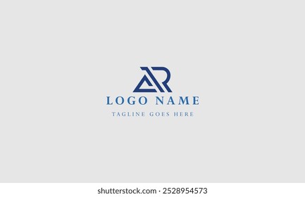 company letter AR logo design ideas vector