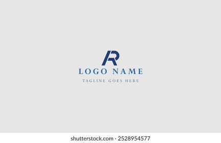 company letter AR logo design ideas vector