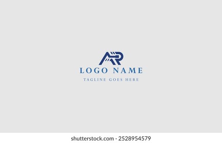 company letter AR logo design ideas vector