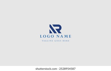 company letter AR logo design ideas vector