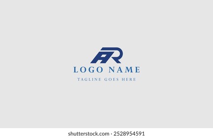 company letter AR logo design ideas vector