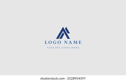 company letter AR logo design ideas vector