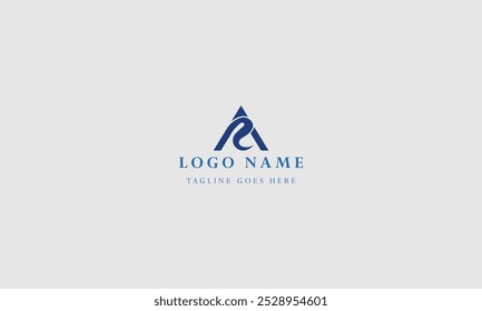 company letter AR logo design ideas vector