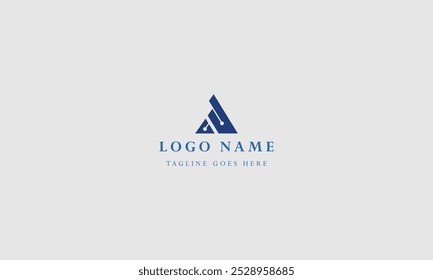 company letter AR logo design ideas vector