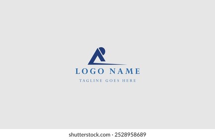 company letter AR logo design ideas vector