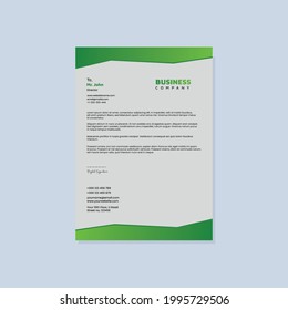 A Company letter had design