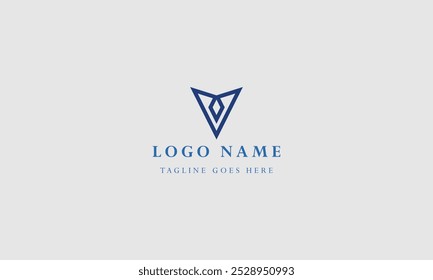 company letter V logo design ideas vector